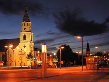 Evanjelický kostol - nočný pohľad Evanjelický kostol - nočný pohľad