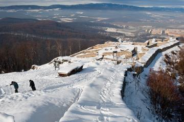 Pustý hrad v zime Pustý hrad v zime